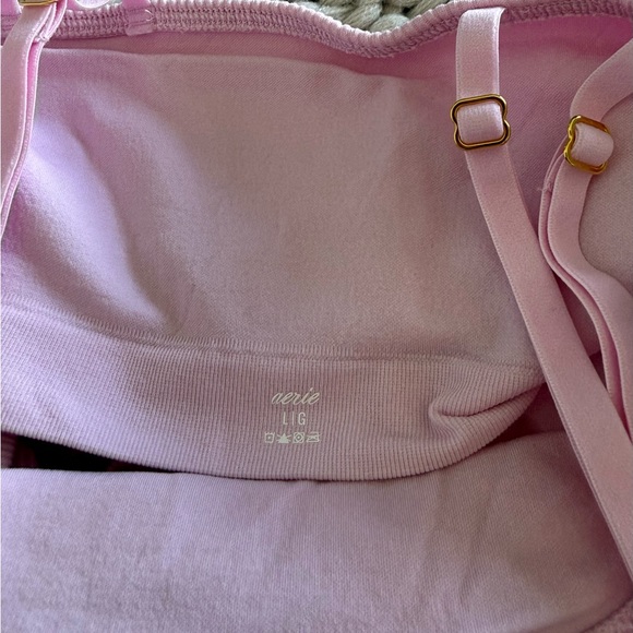 Pink Ribbed Bralette - Picture 3 of 3